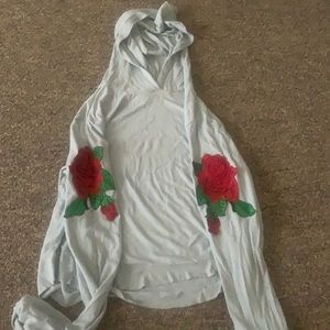 Cute cropped sweatshirt, NEVER WORN
